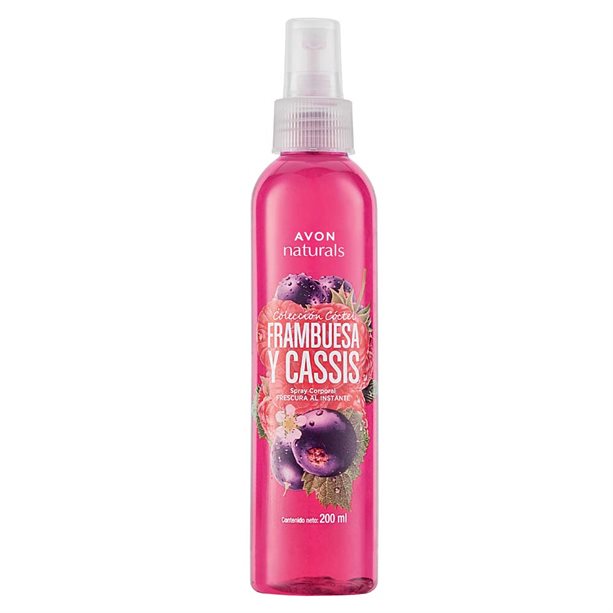 Avon - Spray Corporal Frambuesa y Cassis 200ml | O&H Detalles